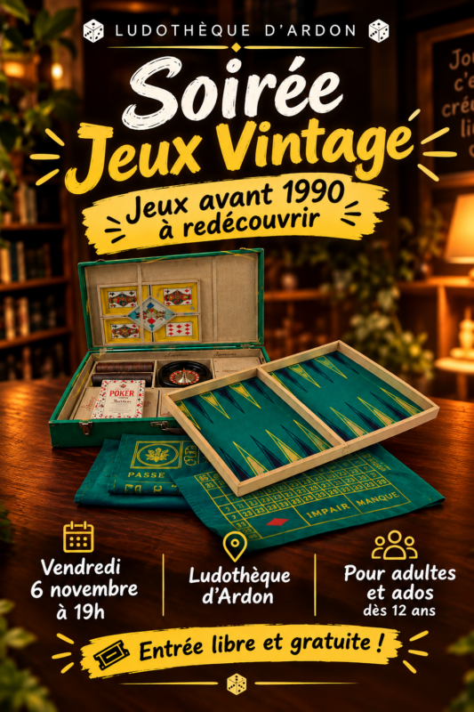 Soirée jeux de société - Ludothèque